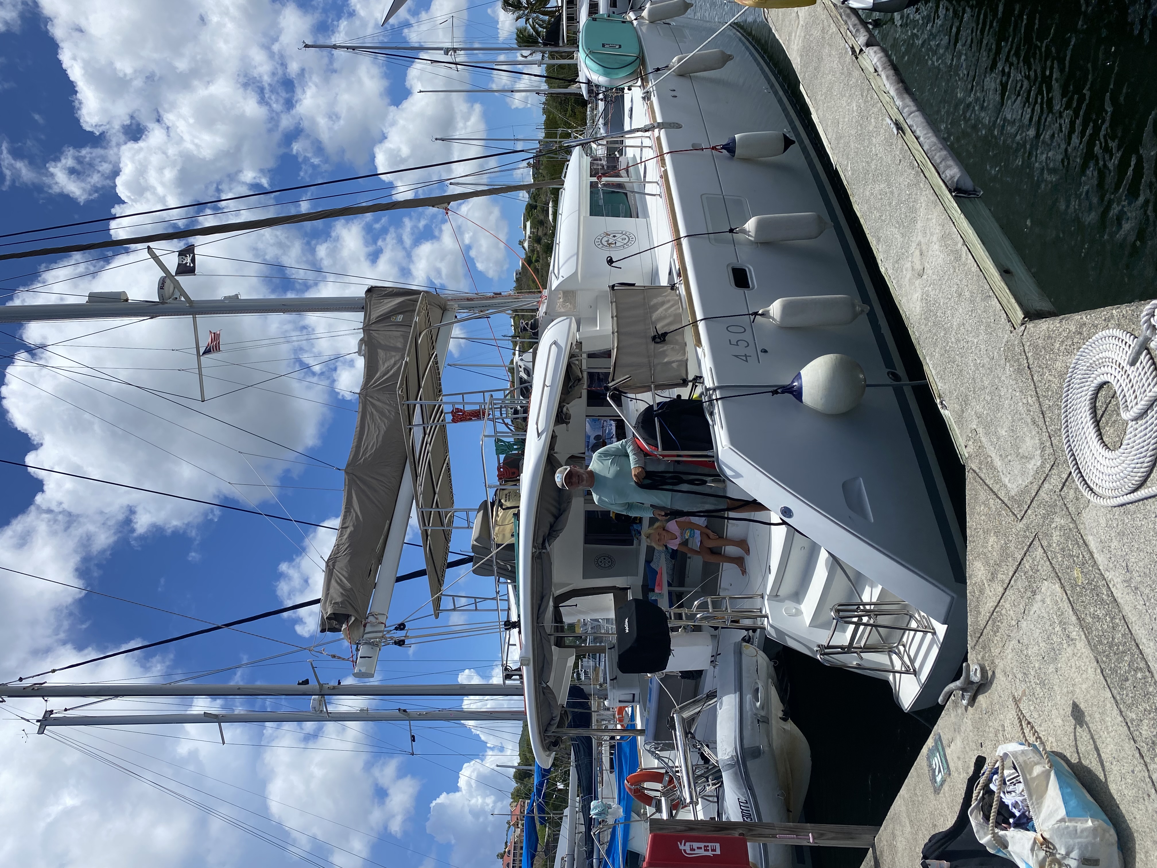 Caribbean charter scenery